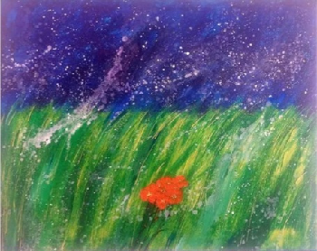 Flor en la Tormenta