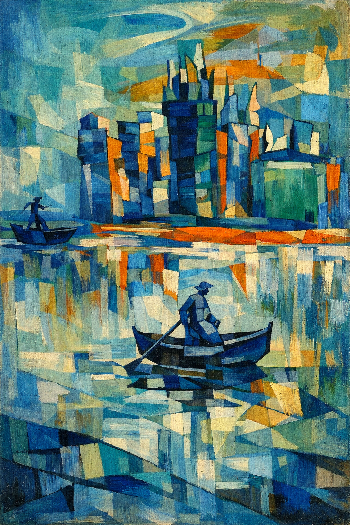 Paseo en barca | MOI | Digital art | Safe Creative