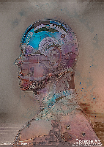 Artificialis Homo | &Ograve;scar Garriga | Digital art | Safe Creative
