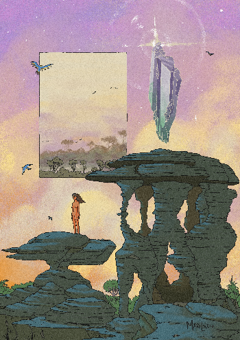Crystal Tower | Mari Loleco | Drawing | Safe Creative
