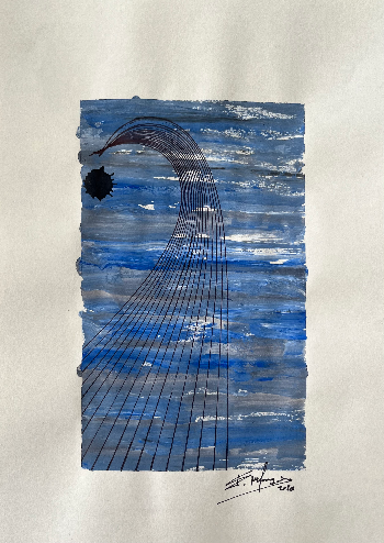 Fuga | Diego Marquina Quinza&ntilde;os | Drawing | Safe Creative